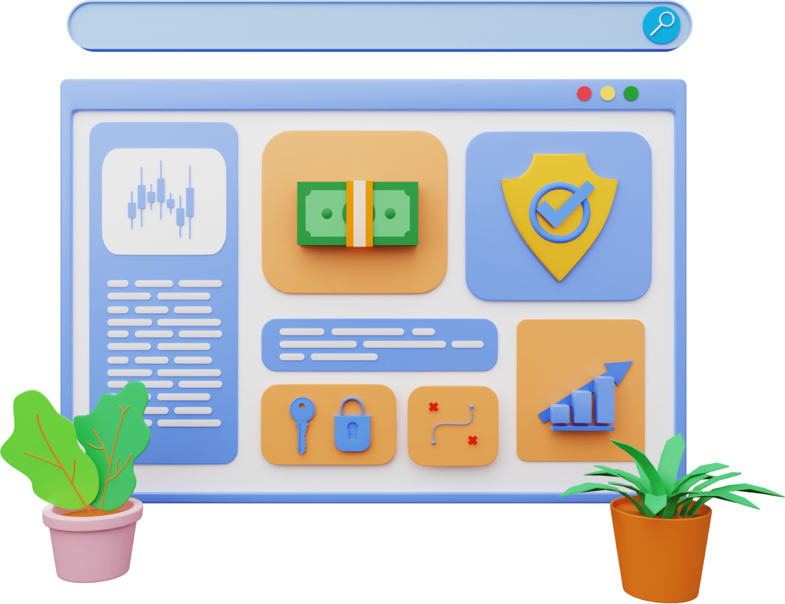 Ilustração da terceira imagem da home